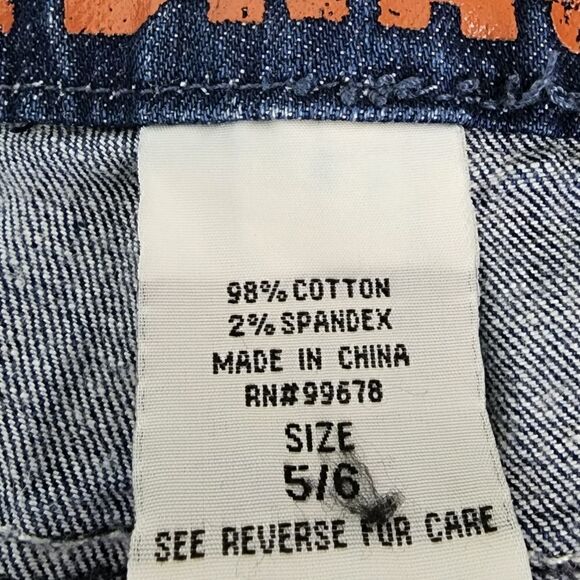 Hydraulic Bailey Low Rise Factory Distressed Hem Jean Shorts Size 5/6 - Picture 6 of 6